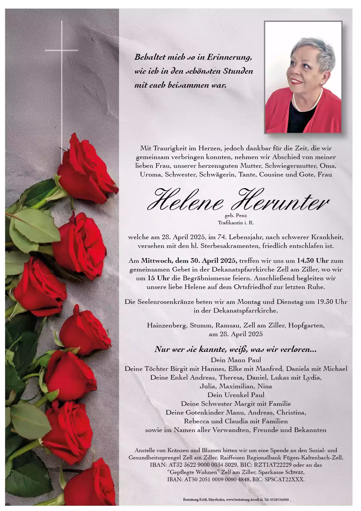 Parte von Helene Herunter